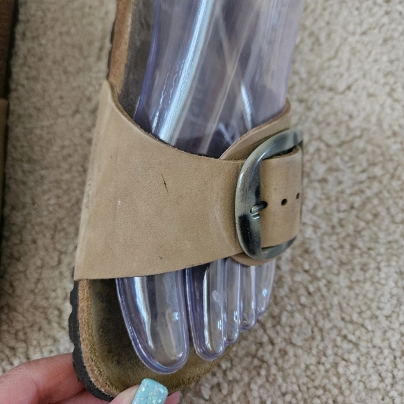 BIRKENSTOCK Madrid Big Buckle Nubuck Leather Sandal 37/6 - Picture 5 of 8